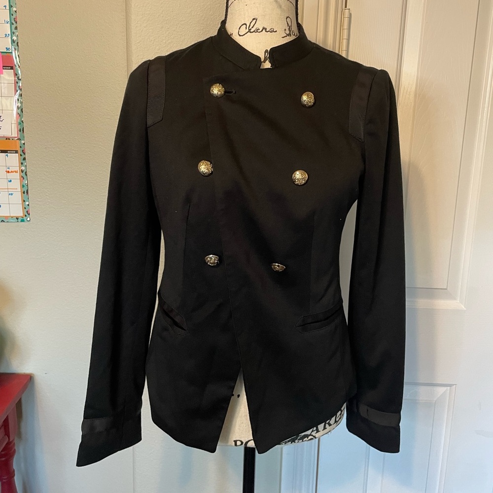 The Limited sailor jacket. Black. Ladies x small